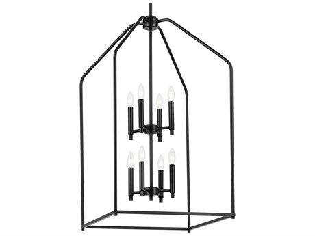Kichler Madden 8-Light Black Tiered Pendant