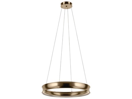 Kichler Larousse 1-Light Champagne Bronze Round Pendant