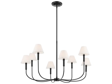 Kichler Eadie 8-Light Black Candelabra Chandelier