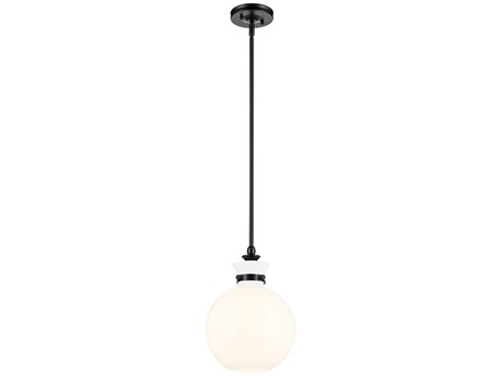 Kichler Laria 1-Light Black Globe Mini Pendant