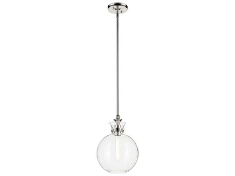 Kichler Laria 1-Light Polished Nickel Globe Mini Pendant