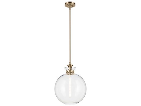 Kichler Laria 1-Light Champagne Bronze Globe Pendant