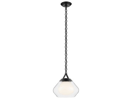 Kichler Nella 1-Light Black Mini Pendant