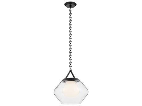 Kichler Nella 1-Light Black Pendant