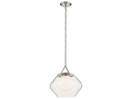Kichler Nella 1-Light Polished Nickel Pendant
