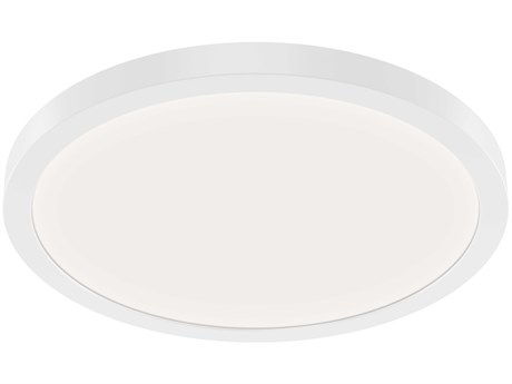 Kichler Ara White Round Flush Mount