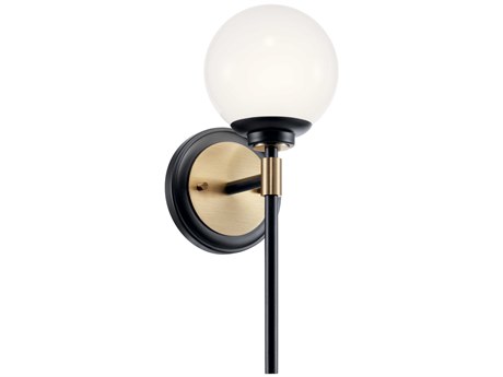 Kichler Benno 1-Light Black Wall Sconce