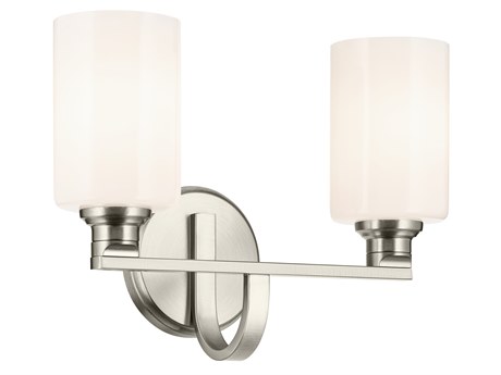 Kichler Gioe 2-Light Brushed Nickel Vanity Light
