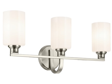 Kichler Gioe 3-Light Brushed Nickel Vanity Light