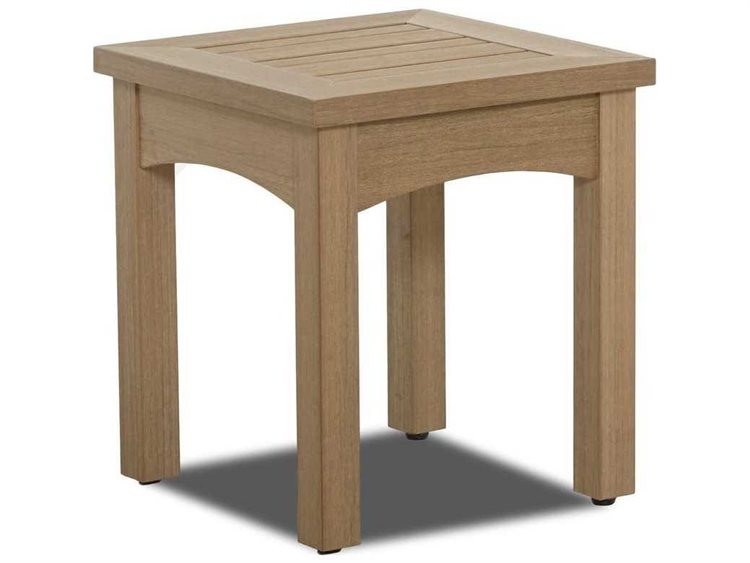 Klaussner Delray 17 Wide Wood Square End Table Klnw8502sqat
