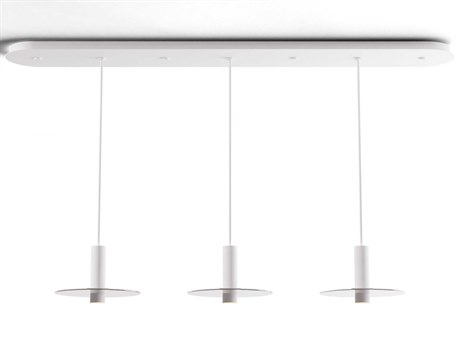 Koncept Combi Matte White Linear Island Pendant