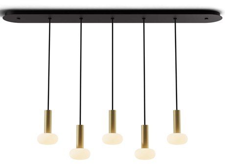 Koncept Combi Brass Linear Island Pendant