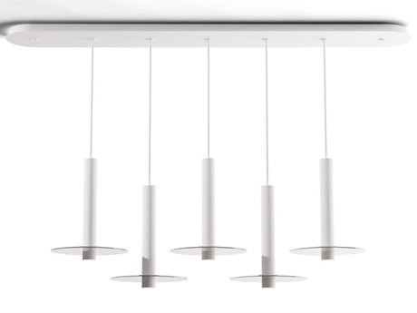 Koncept Combi Matte White Linear Island Pendant