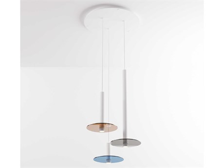 Koncept Combi Matte White Cylinder Pendant