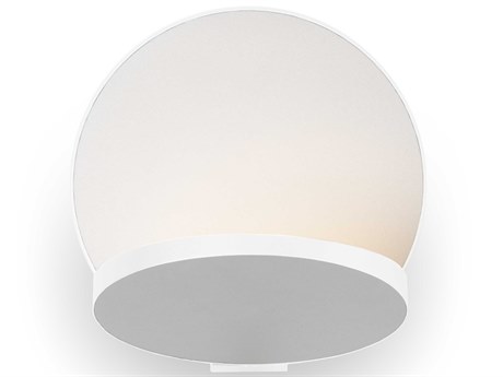 Koncept Gravy Matte White Silver Wall Sconce