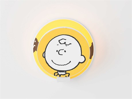 Koncept Gravy Matte White Yellow Wall Sconce