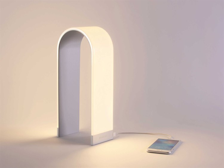 Koncept Mr N LED Silver Table Lamp | KONNL2SSILDSK