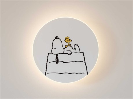 Koncept Ramen Snoopy Woodstock White Wall Sconce