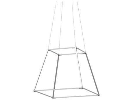 Koncept Z-bar Silver LED Geometric Linear Pendant
