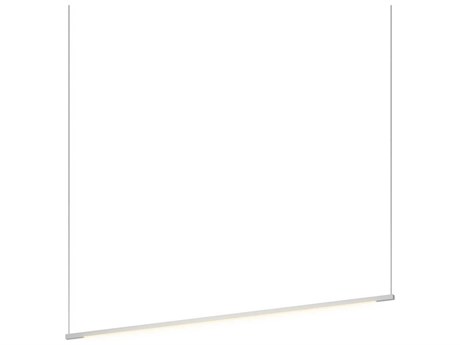 Koncept Z-bar Silver LED Linear Island Pendant