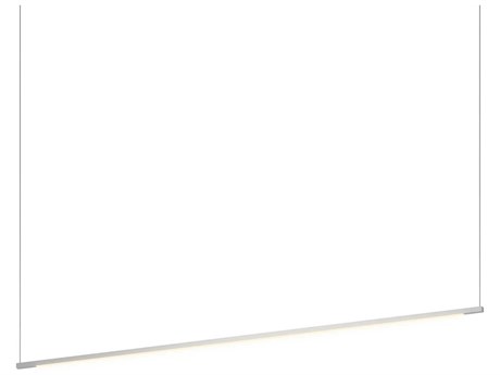 Koncept Z-bar Silver LED Linear Island Pendant