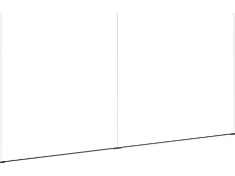 Koncept Z-bar Matte Black LED Linear Island Pendant
