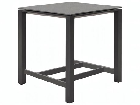 Kettler Concept Aluminum Lava Square Ceramic Top Outdoor Bar Table