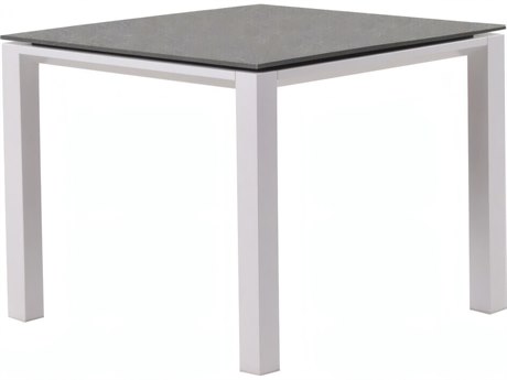 Kettler Concept Aluminum White Rectangular Ceramic Top Outdoor Dining Table