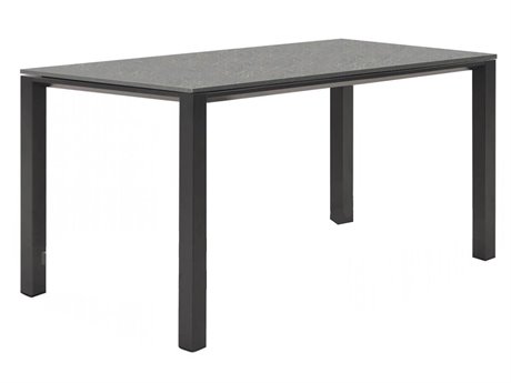 Kettler Concept Aluminum Lava 71''W x 36''D Rectangular Ceramic Top Dining Table
