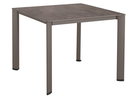 Kettler Hpl Aluminum Gray 37'' Square Dining Table