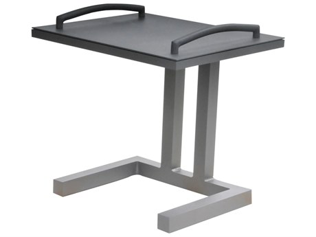 Kettler Easy Aluminum Lava 19''W x 17''D Rectangular End Table