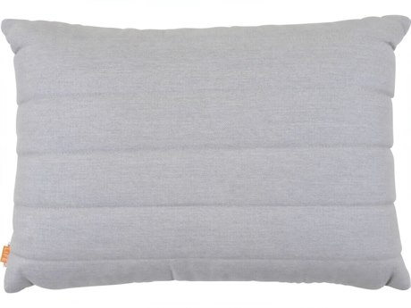 Kettler Fabric Grey Chine Charcoal 26'' x 18'' Line Throw Pillow