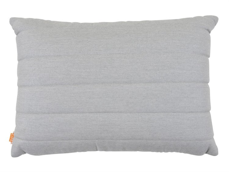 Kettler Fabric Natte Charcoal 26'' x 18'' Line Throw Pillow