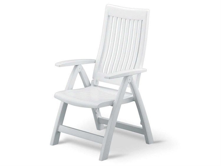 Kettler Roma Resin White Multi-Position Lounge Chair