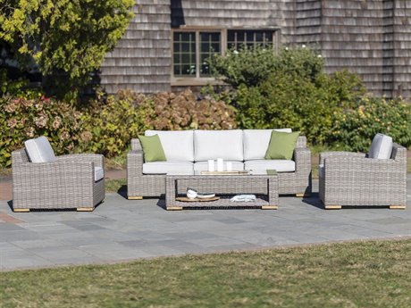 Kettler Palma Oyster cast Silver Aluminum Cushion Lounge Set