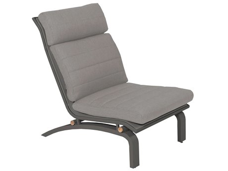 Kettler Felix Aluminum Lava Modular Lounge Chair in Comforma Steel