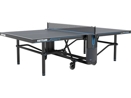 Kettler Outdoor 15 Table Tennis Table 4-Player Bundle