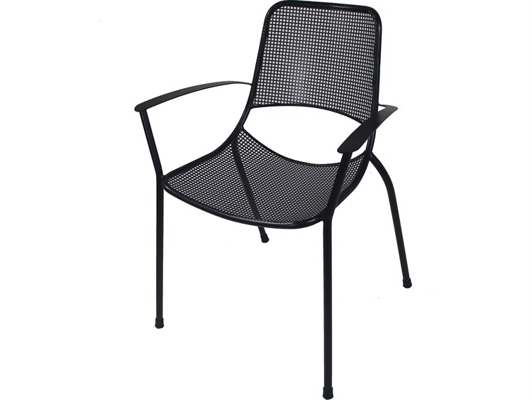 Kettler Metro Steel Gray Dining Arm Chair Set of 6