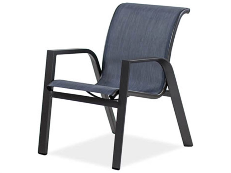 Koverton Ella Aluminum Sling Stackable Outdoor Patio Dining Arm Chair