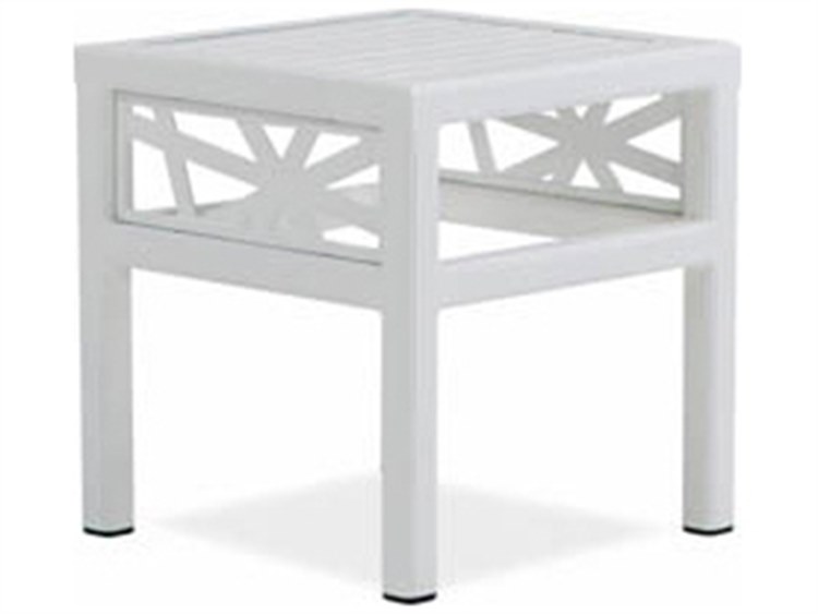 Koverton Parkview Knest Cast Aluminum Square Patio Side Table