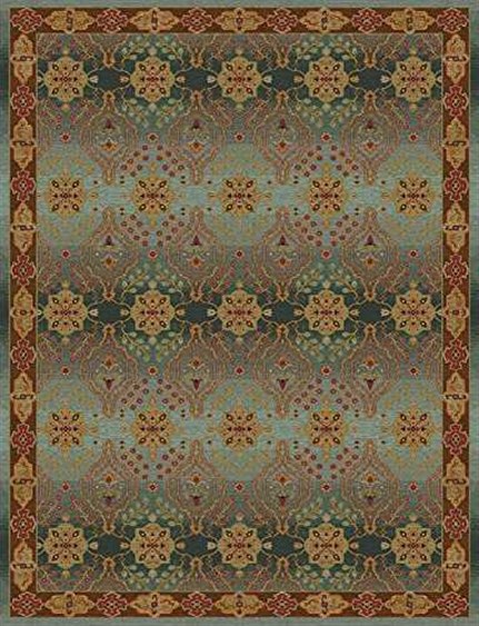 Karastan Rugs Sovereign Contessa Rectangular Green Area Rug ...