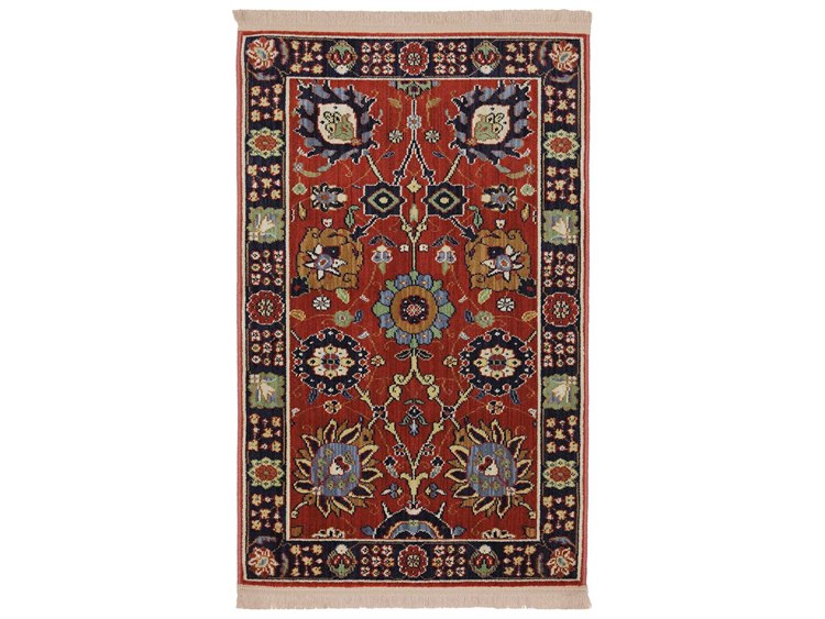 Karastan Rugs English Manor Cambridge Rectangular Crimson Red Area Rug