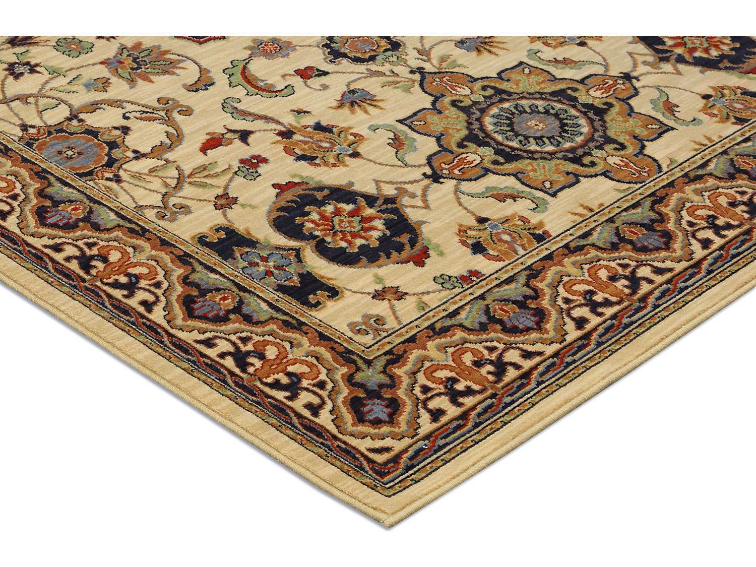 Karastan Rugs English Manor Manchester Rectangular Ivory Area Rug KX0212000602