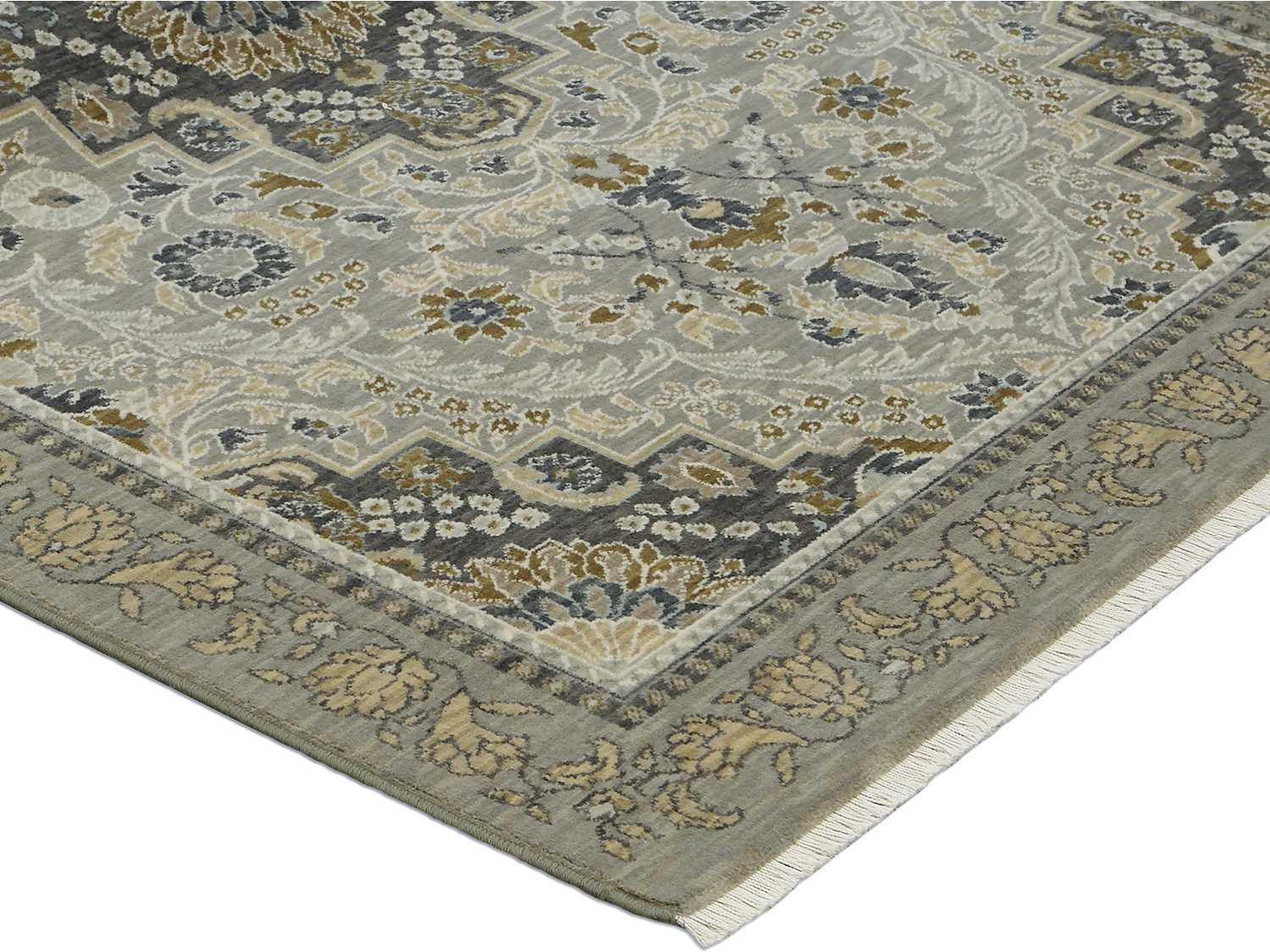 Karastan Rugs Manifesto Bravi Rectangular Gray Area Rug KX3886117008