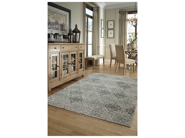 Karastan Rugs Euphoria Wexford Rectangular Cream Area Rug