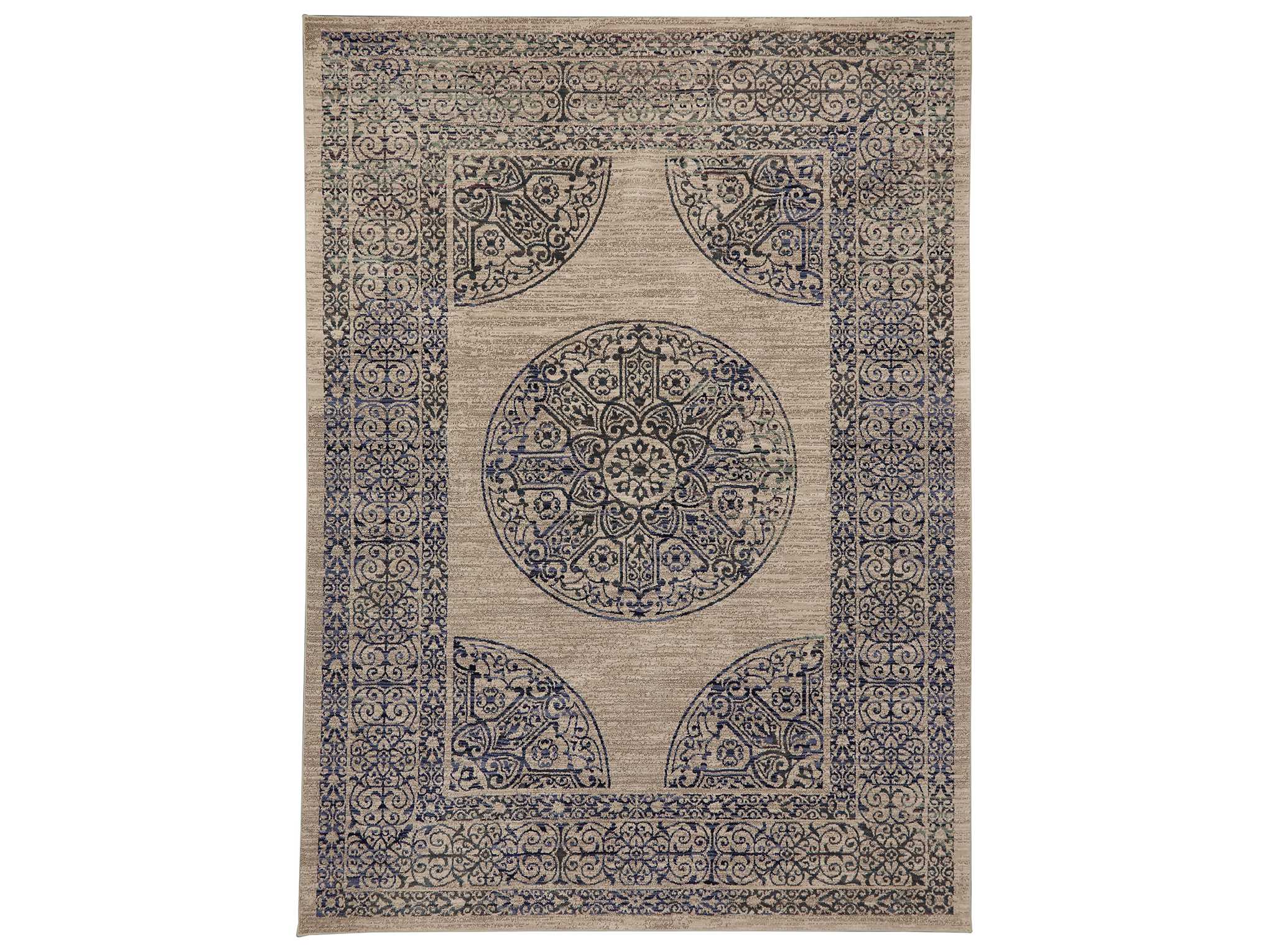 Karastan Rugs Cosmopolitan Wilshire Rectangular Indigo Area Rug