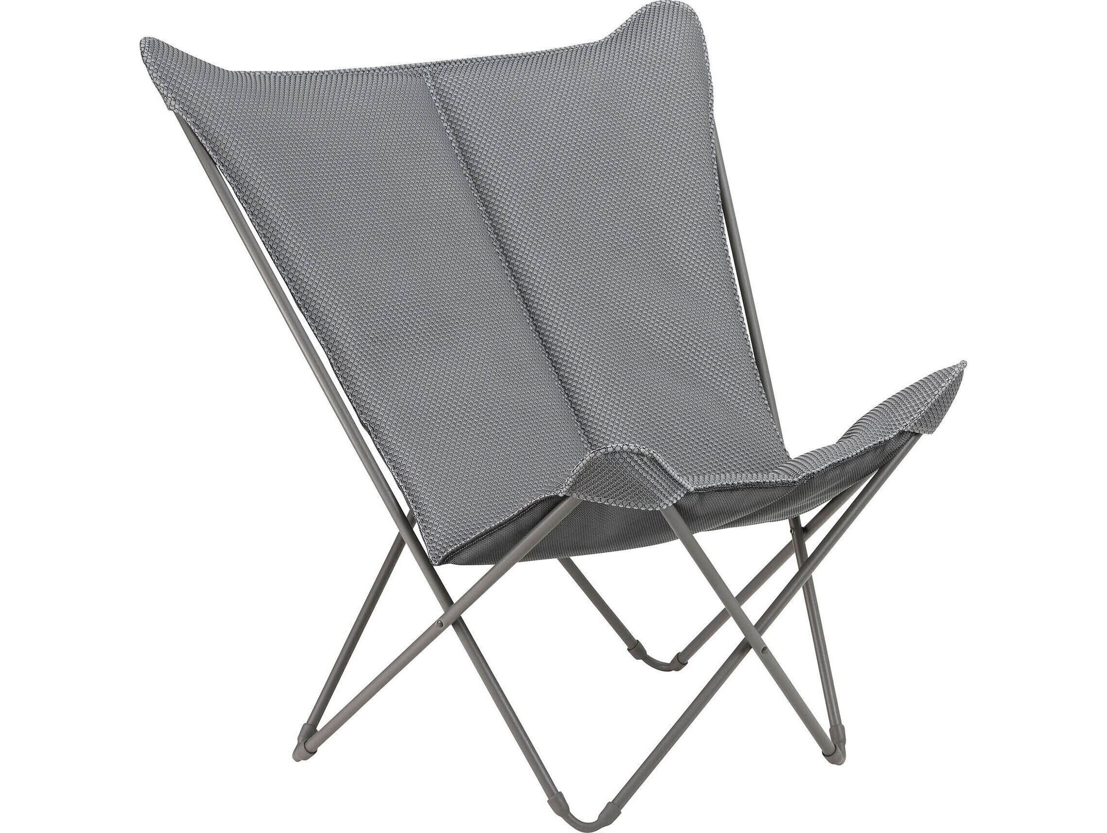 Lafuma Pop Up Steel Cushion Lounge Chair