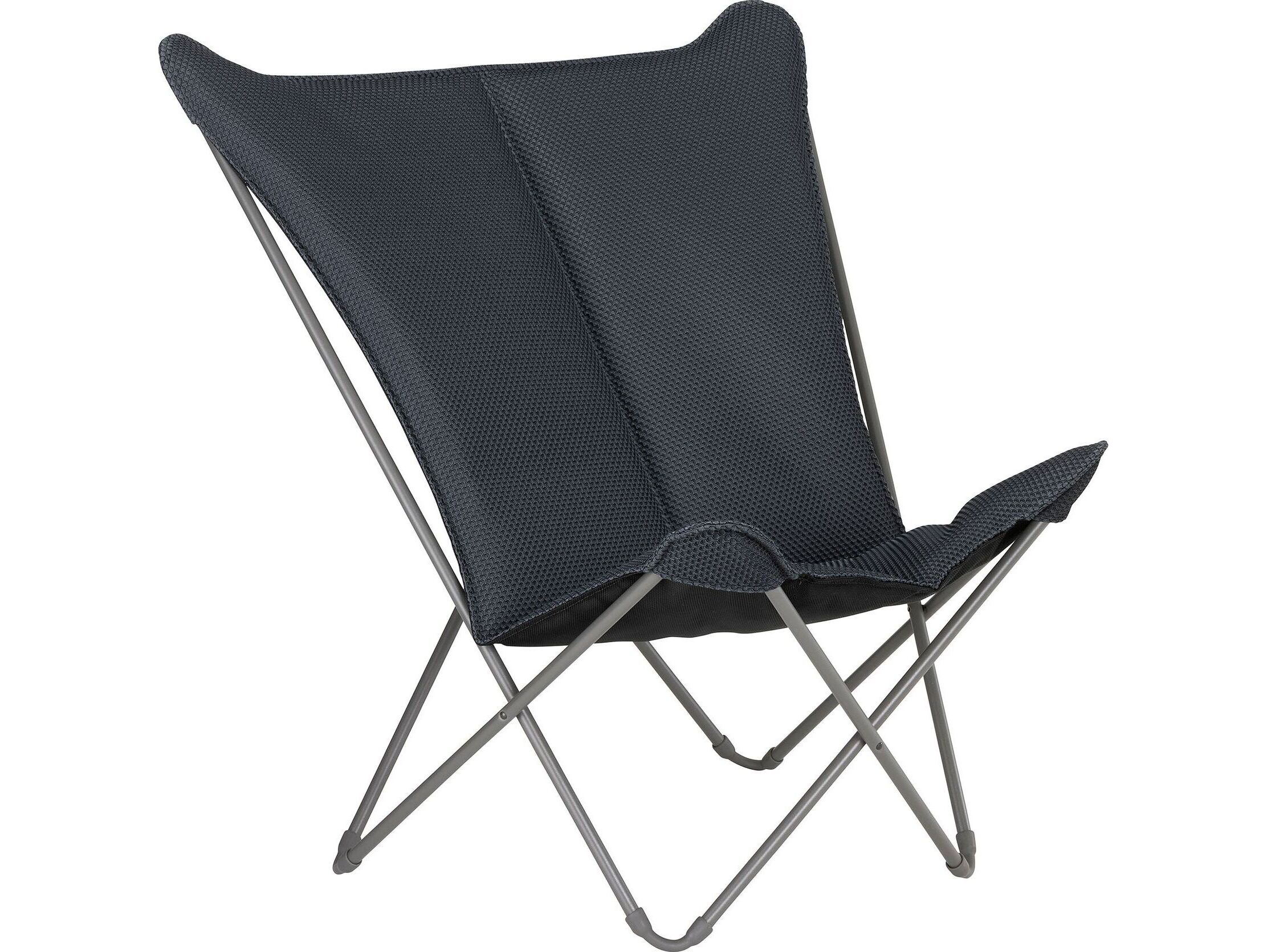 Lafuma Pop Up Steel Cushion Lounge Chair