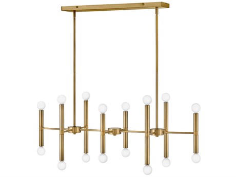 Lark Living Millie 16-Light6-Light Lacquered Brass Linear Island Pendant