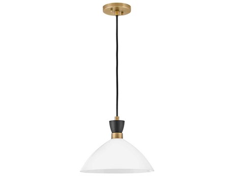 Lark Living Simon 1-Light Black Heritage Brass Pendant